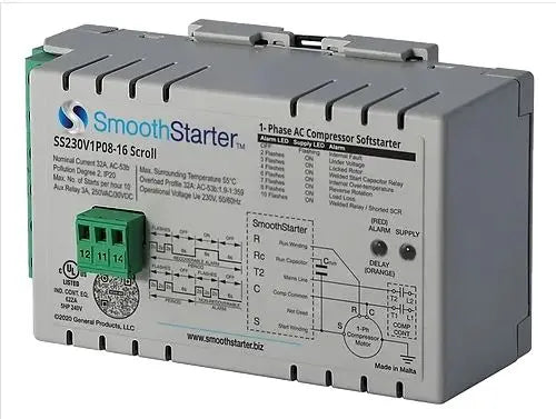 SmoothStarter Single Phase 230v (8-16 RLA)