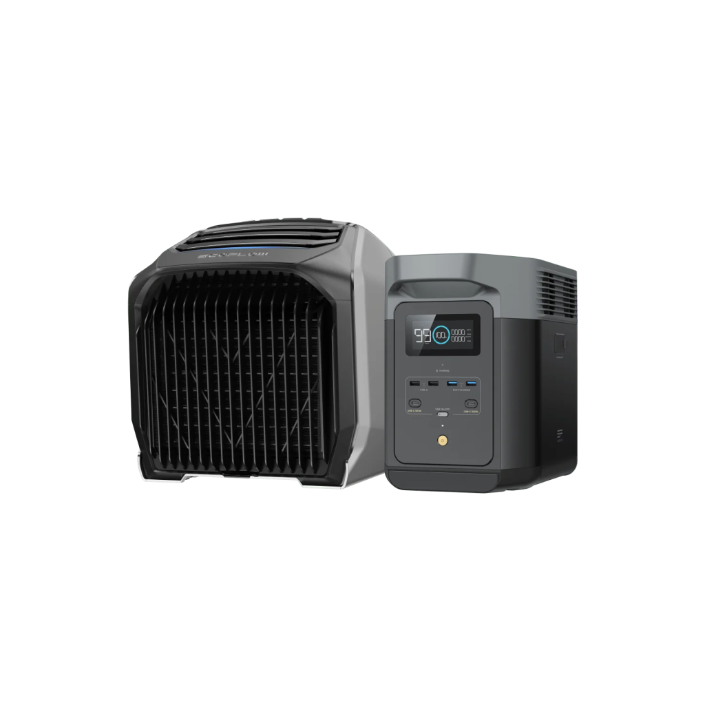 EcoFlow WAVE 2 Portable Air Conditioner + DELTA 2 Portable Power Station - Off Grid Energy and Supply Co.