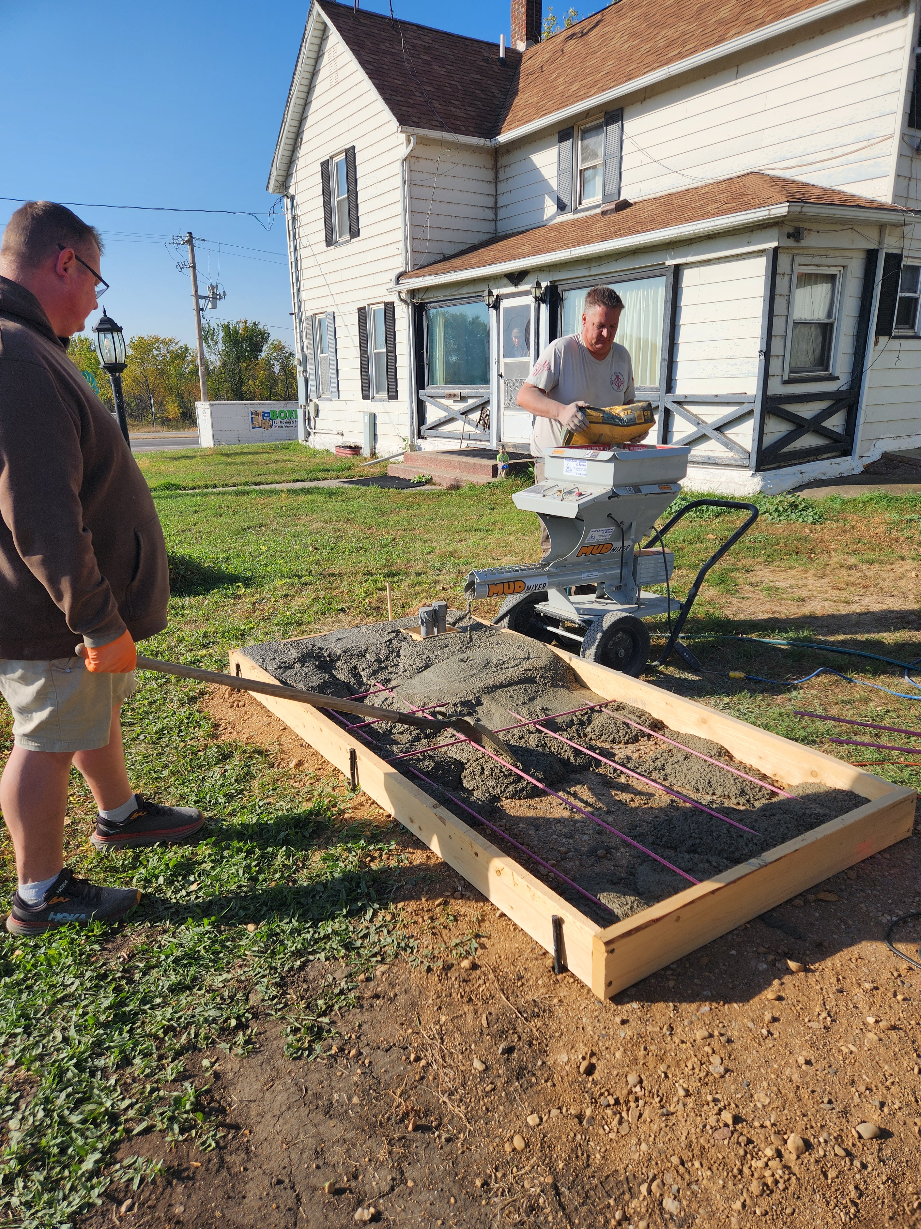 Site prep for Generator