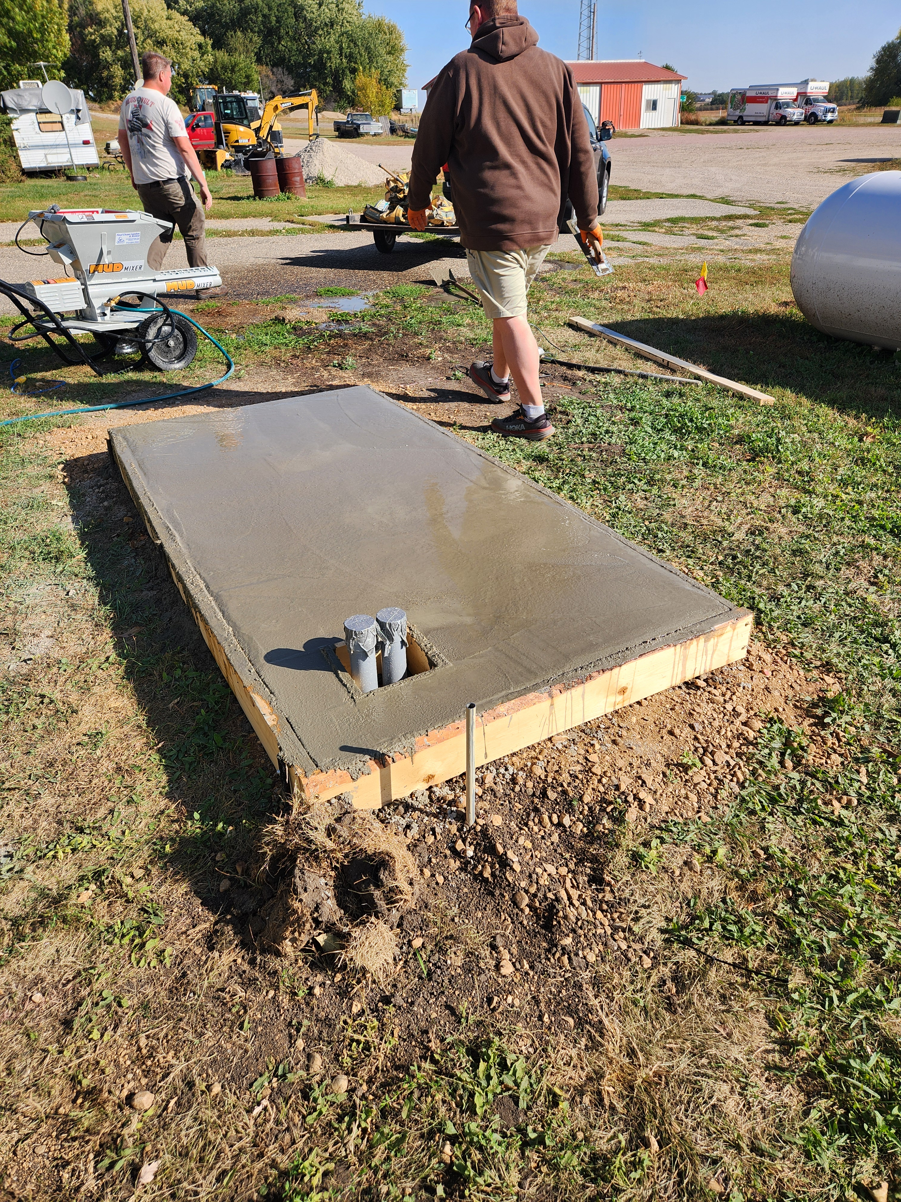 Generator site preparation