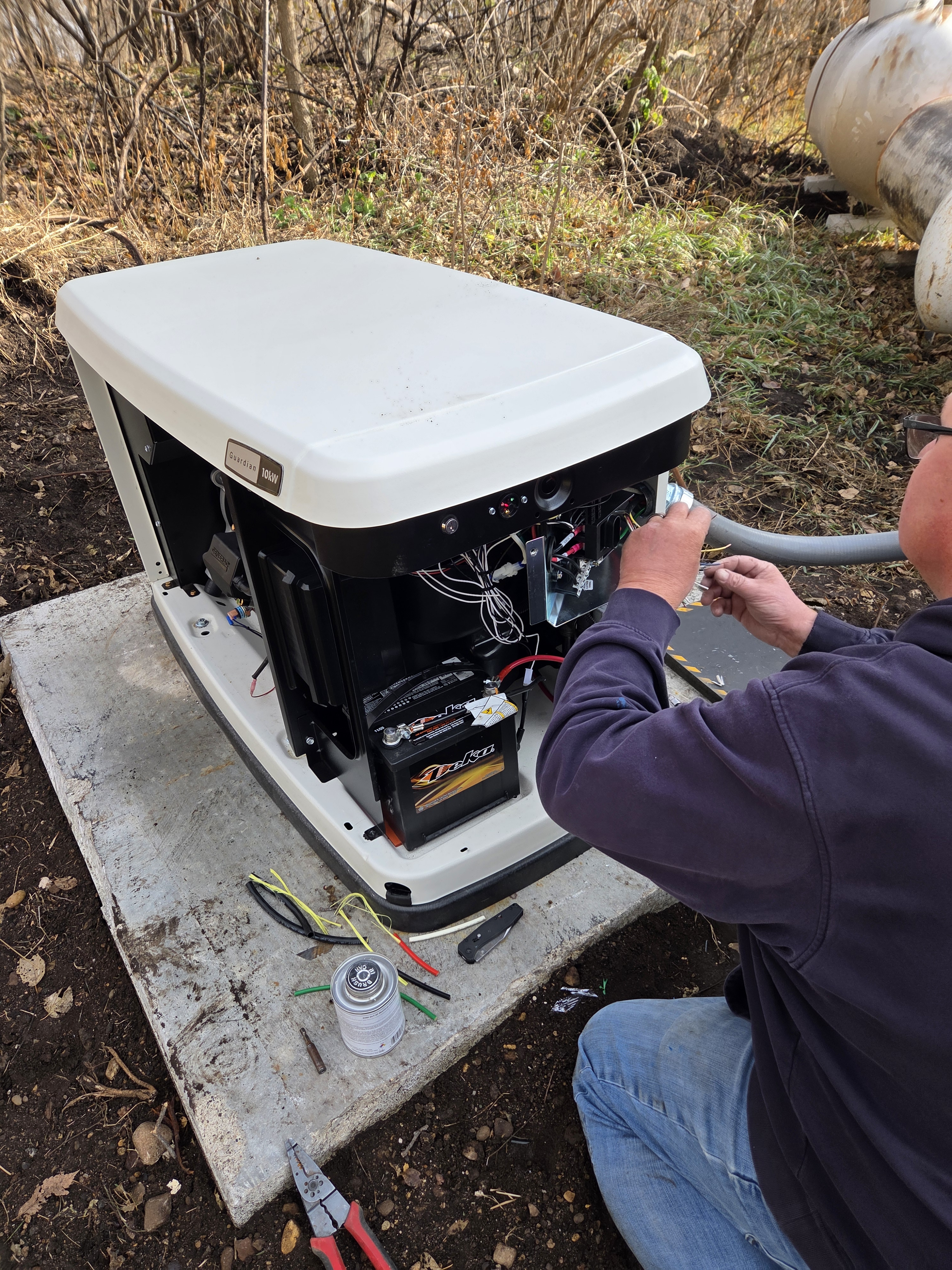 Generator installation